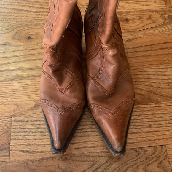 John b Stetson pointed toe leather boots! - Picture 2 of 6